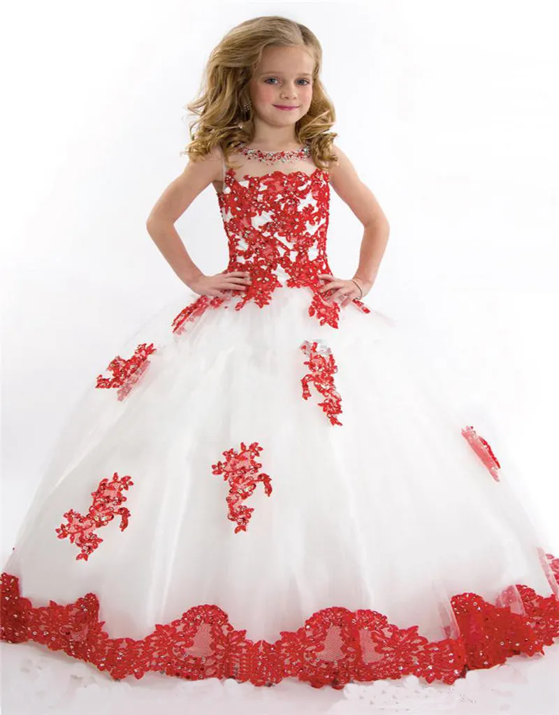 New Design Ball Gown Net Baby Girl Birthday Party Christmas Princess Dresses Children Girl Party Dresses Flower Girl Dresses