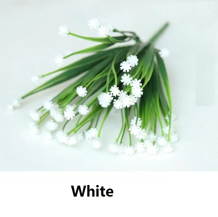 Landstil Gypsophila BabysBreath Simulering Blommor Konstgjorda Blommor Brews Series Skrivbord Dekoration Partihandel Gratis Frakt SF1102