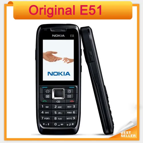 Original Nokia E51 Mobiltelefonstöd Arabisk / Ryskt tangentbord