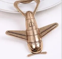 Creative Antique Plane Beer Bottle Opener "Let the Adventure Begin" Airplane Bottle Opener Wedding Gift Party Favor