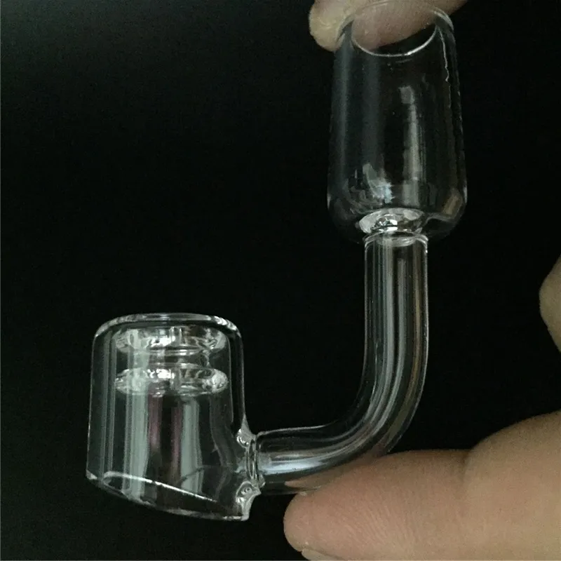 Redesign Diamond Knoop Quartz Banger Nail emmer koepelloze man vrouw 10mm 14mm 18mm 90 graden voor glazen water bong