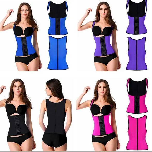 Tallas grandes XS-6XL Mujeres Grand Corsé de goma Deportes sexy Cintura Entrenamiento modeladores del cuerpo hueso de acero bustier cultivo Orden de mezcla