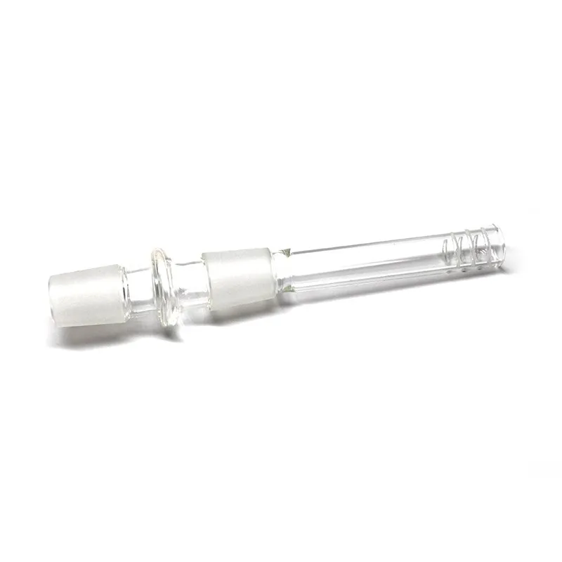 Glass Downstem Pipe 14.5mm 18.8mm Male 14mm 19mm Thick Glass Diffuser Glass Down Stem for Glass Water Pipes and Bongs