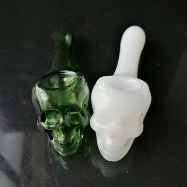 Le nouveau crâne de pipe à os de pipe à eau en verre Wholesaleyanju accessoires bangs livraison gratuite