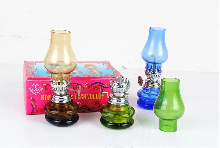 Nuova lampada di vetro dell'alcool di trasporto libero all'ingrosso, accessori del bong/del narghilè, 10cm alti, consegna casuale di colore