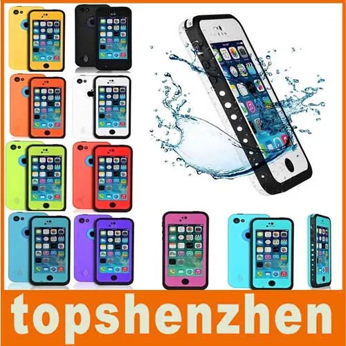 Rode Peper Waterdichte Geval Schokbestendig Dirtproof Case Cover Duiken Schokbestendig Sneeuwbestendig Case Cover voor iPhone 4 / 4S 5S 5G 5C mobiele telefoon gevallen