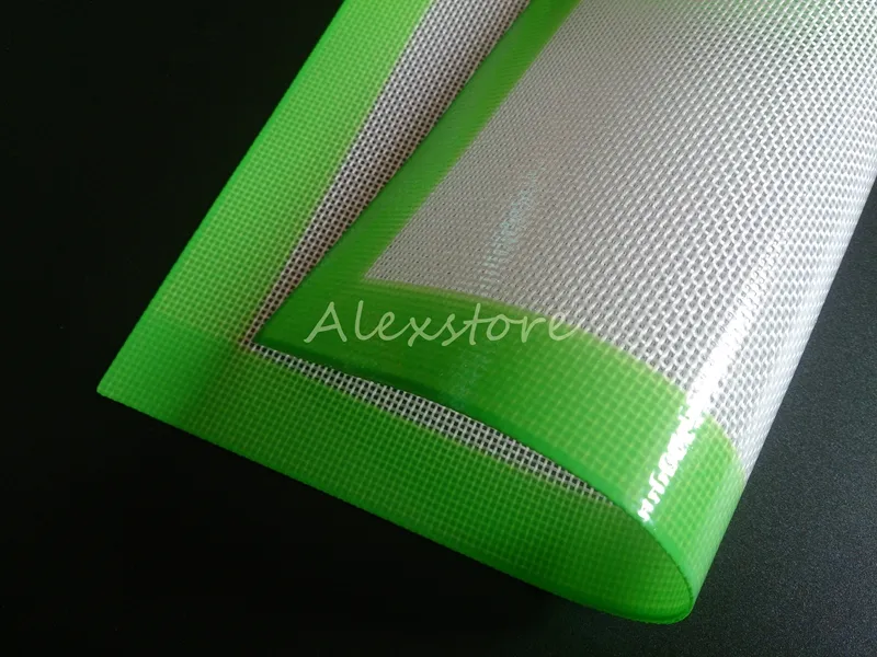 Silicone wax pads dry herb mats large 20cm round or 31*20cm square baking mat dabber sheets jars dab tool for silicon container vaporizer