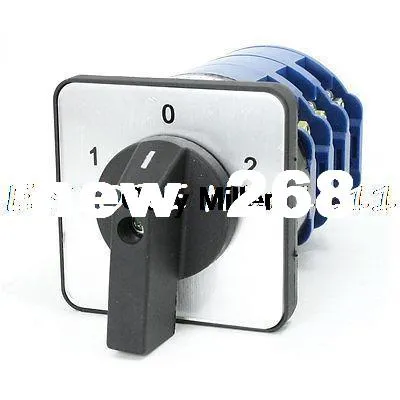 Ui 660V Ith 125A 12 Terminals Rotary Cam Universal Combination Switch
