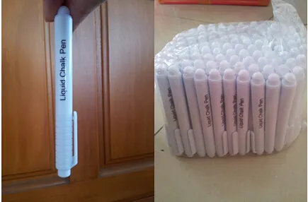 무료 배송 Liquid Chalk Pen 베이비 껌을위한 비닐 Blackborad 칠판 스티커에 쓰기 가능한 단어