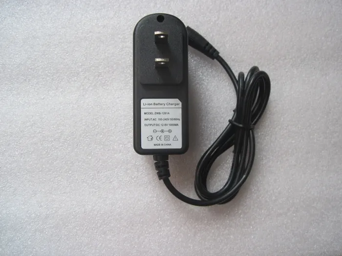 Lithium Battery Charger 126V 1A 55x21mm 5521mm Power Supply Adapter Universal Wall Home Charger US Plug6290782