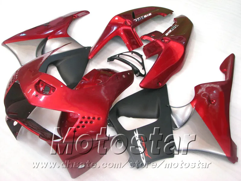 High quality fairing kit for Honda CBR900RR 1998 1999 red matte black bodywork CBR900 RR CBR919 98 99 fairings kit QD17