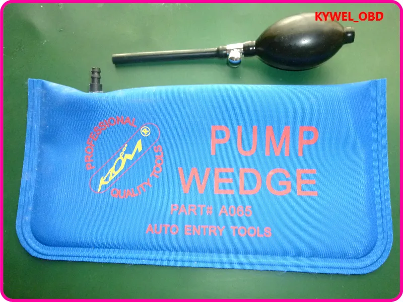 Klom Small/Middle/Big/U Size Air Wedge Air Pump Wedge Uppblåsbar upplåsning Dörrbil 4stGratis frakt Blue Color