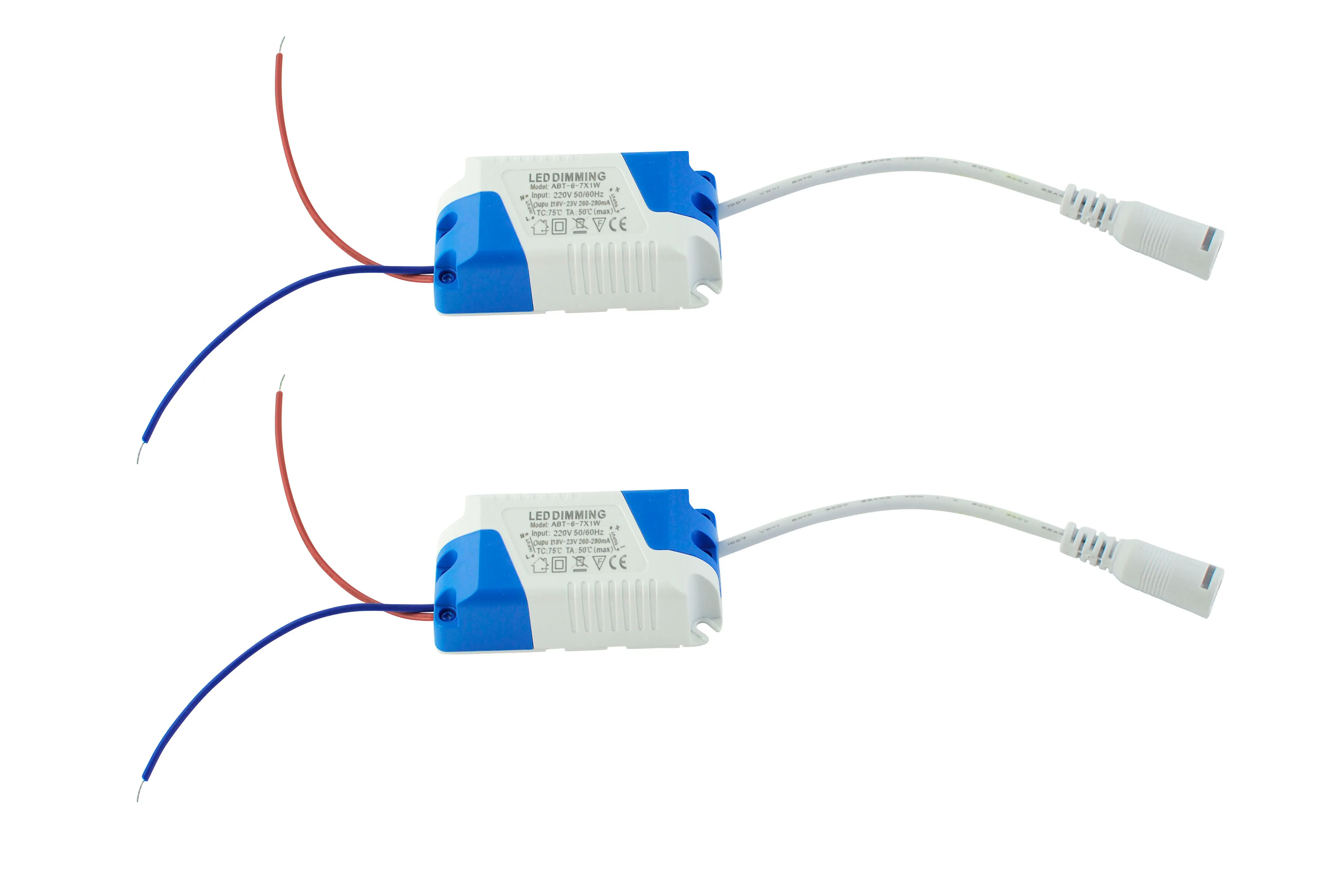 BSOD Dimmable Driver LED (6-7) W Entrada AC Saída de 220V (18-23) V Corrente Constante Fonte de Alimentação Externa Transformador de Escurecimento para Painel de LED