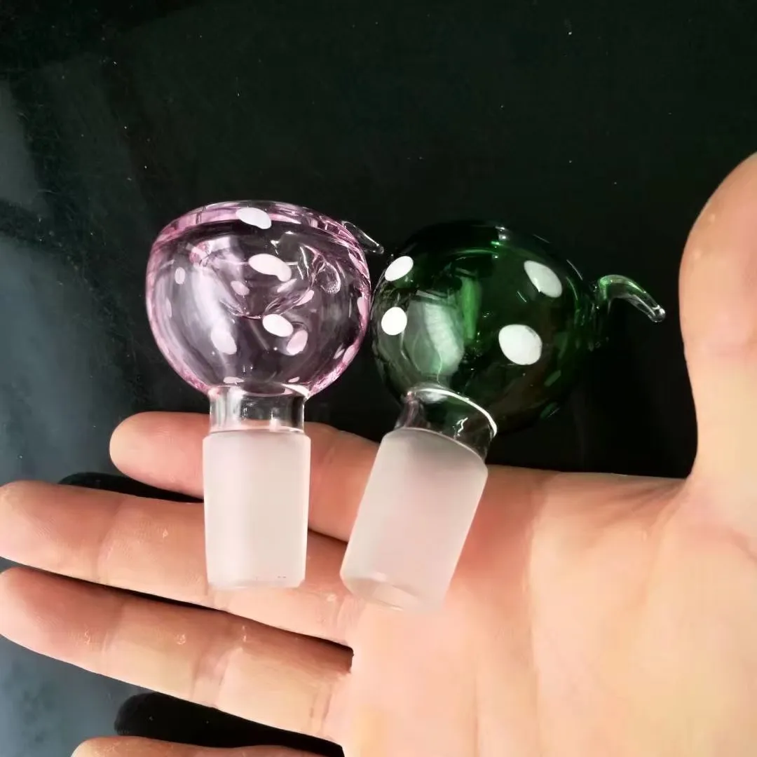 Tête de bulle de perle de couleur, bongs en verre en gros brûleurs à mazout tuyaux en verre conduites d'eau tuyaux en verre plates-formes à huile fumer livraison gratuite