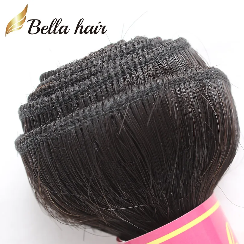 Bella Hair 8A Chiusura frontale in pizzo con fasci di capelli estensioni brasiliane non trasformate non trasformate onda naturale naturale onda del corpo umana 2955012