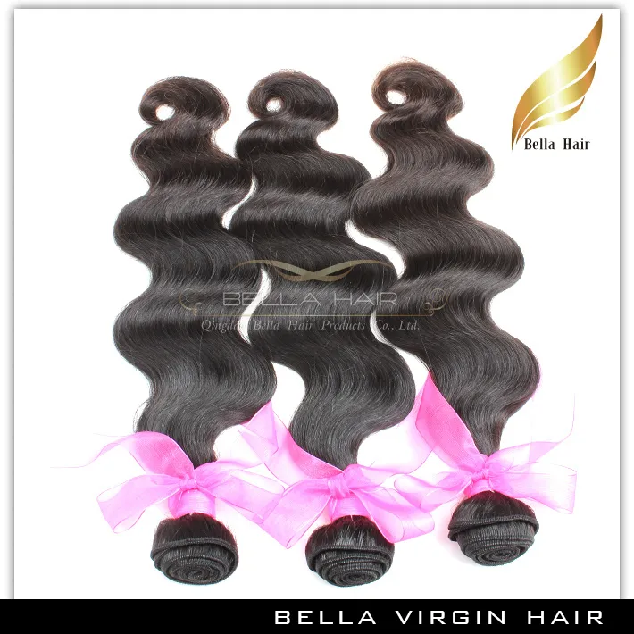 Remy Human Hair Extensions Unprocessed Mongolian HumanHair Wefts Body Wave Hair Bundles