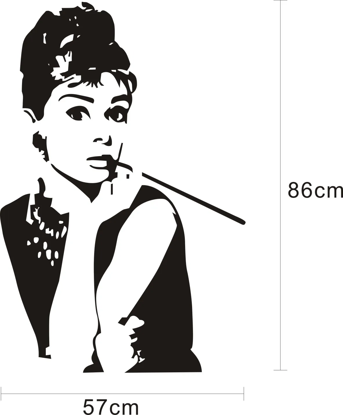 1066 60*80cm Wall Words Lettering Saying Wall Decor Sticker Vinyl Wall