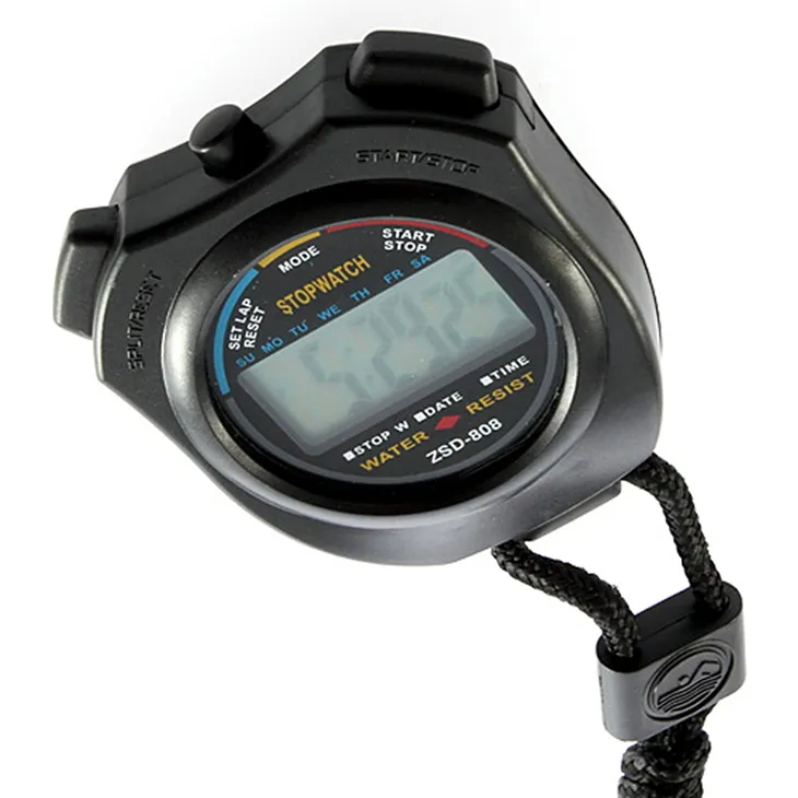 ZSD-808 Sports Stopwatch 2 Secondmeter Uruchamianie czasu Timer Electronic Timer Stop Watch Electronics Timery Uruchom wsparcie dostosowane