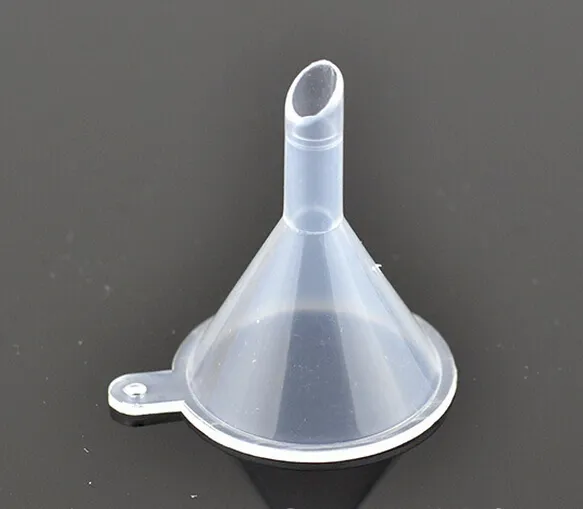 Small Clear Plastic Mini Funnels for Bottle Filling, Perfumes, Essential Oils, Science Laboratory Chemicals, Arts & Crafts Supplies