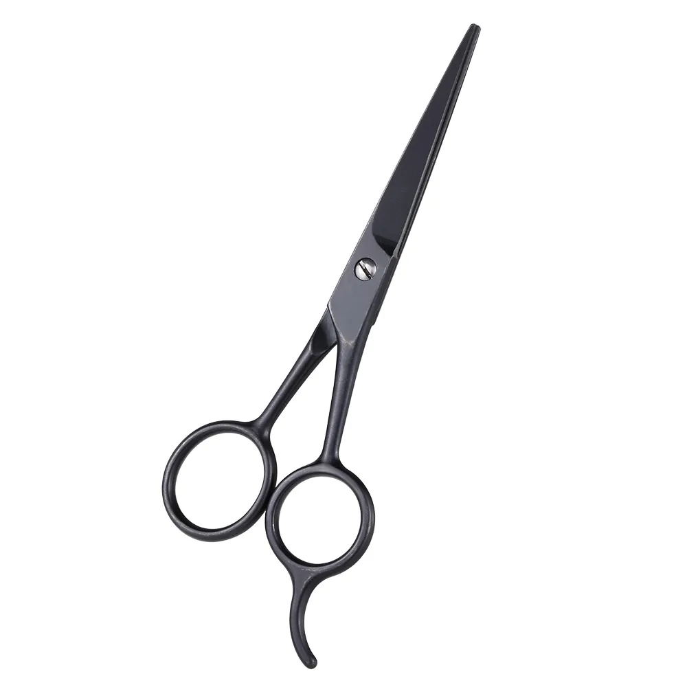 Roestvrijstalen baardschaar voor kapper Home Gebruik zwarte mini -maat scheerbaard baard Trimmer wenkbrauw knal snor scissor2761786