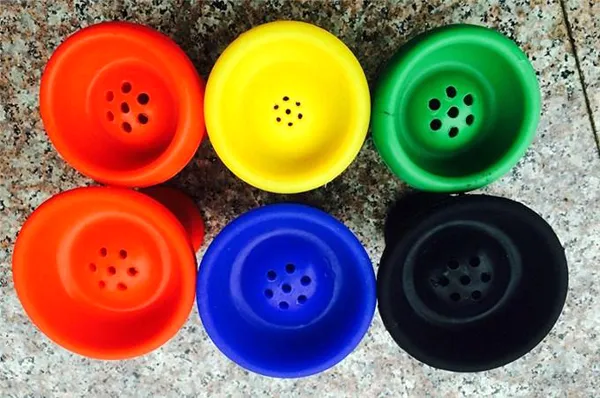 Силиконовая чаша E Cookah Head Silicone Cookah Bowls Сменный олова Shisha аксессуары Бонг генеральный кальян чаша