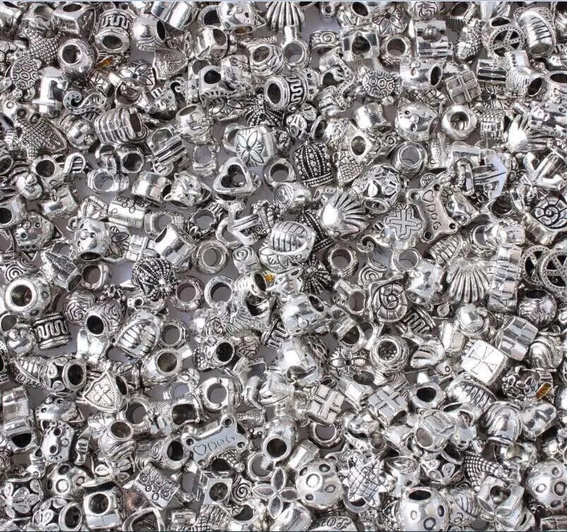 مزيج المجوهرات الأزياء 29 نمط Big Hole Beads Charm لسوار المجوهرات DIY لسواره الأوروبية 8674867