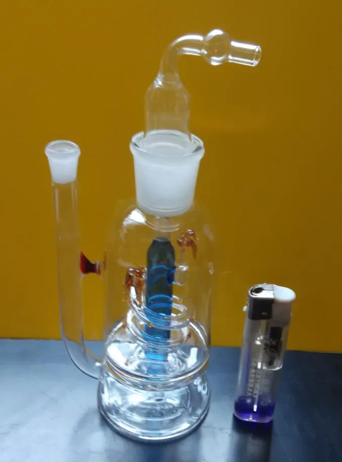 Open the inner dragon glass hookah+ all the accessories
