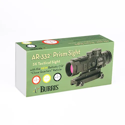 Airsoft Tactical Optic Rifle Scope Burris AR332 3X Prism Red Dot Sight With Ballistic CQ Reticle for Hunting for Shooting3997091