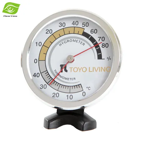 Kitchen Baking Tools PlasticTwo Pointer Hygrometer + Thermometer Professional Fermentation Dial Temperature Gauges, dandys