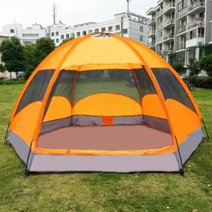 Tende da campeggio grandi per 4-5 persone, tende da campeggio all'aperto queen size, adatte per 4-5 persone, 240*240*145 cm