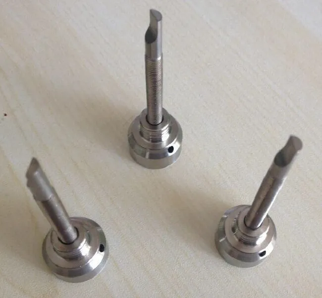 5шт gr2 Титан ногтей Carb крышка 18mm Титана ногтей dabber воск резьба Совет