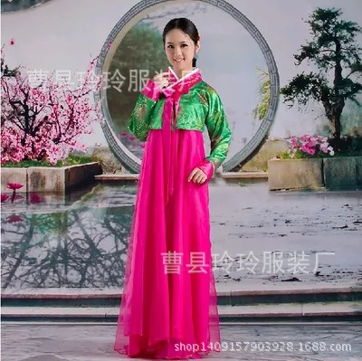 Dae Jang Geum Korean costume adult costumes ethnic clothing Hanbok Korean traditional dance female models