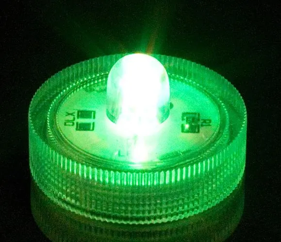 水中キャンドル水中フレームレス LED ティーライト防水電子無煙キャンドルライト結婚式誕生日パーティークリスマス装飾