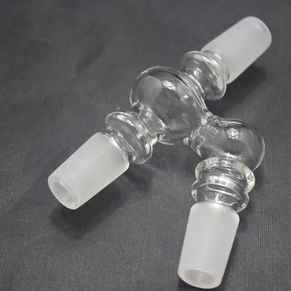 Kit di recupero dell'olio in vetro narghilè con adattatore collettore di cenere maschio da 18 mm con giunto a 45 gradi