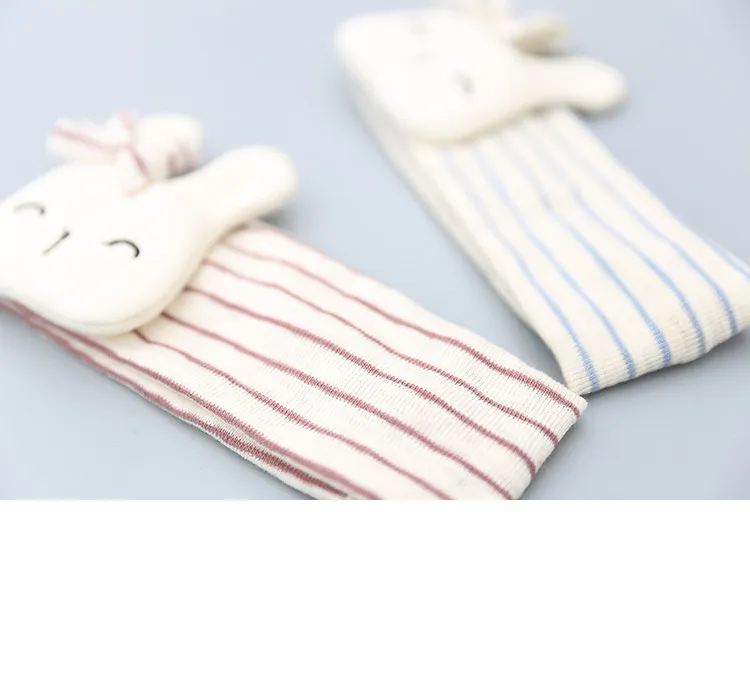 Dropshipping 2017 new children Cotton Striped rabbit hair wide hair baby hair headdress with a baby