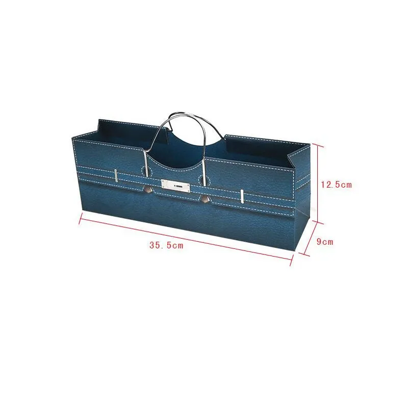 35.5 * 9 * 12.5cm 1つのボトル赤ワイン紙包装収納袋イベントパーティーパッケージキャリア紙袋ZA5203