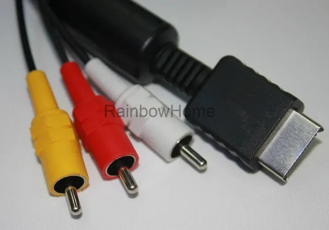 AV аудио-видео кабель для консоли PS3 PS2 N64 NGC GameCube PlayStation 3 цветной компонентный кабель RCA TV HDTV Display Line