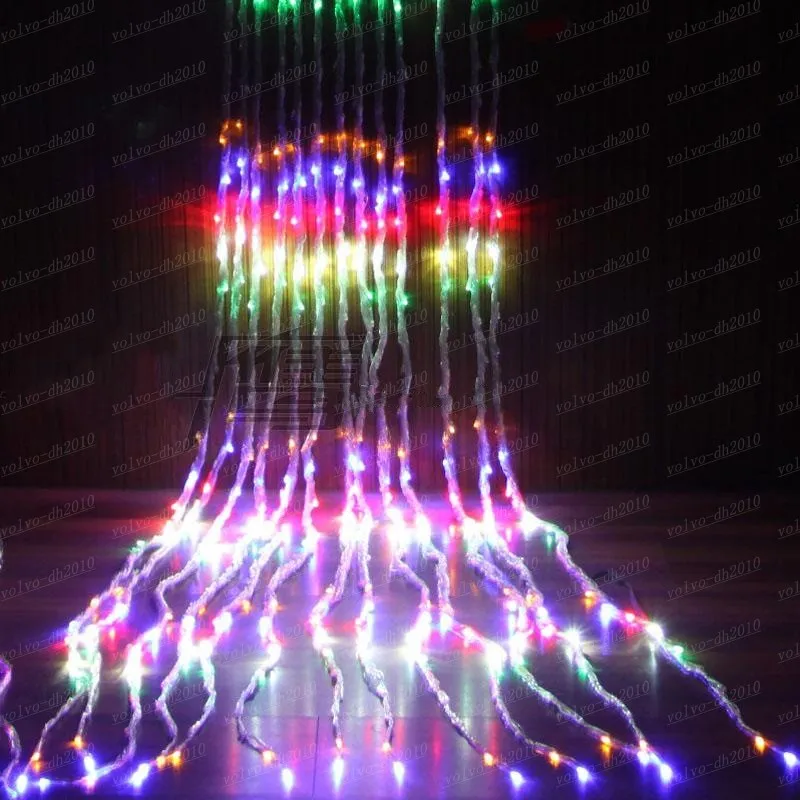 LED Waterfall Curtain String Lights 6m X 3m, 640 LEDs, Perfect For