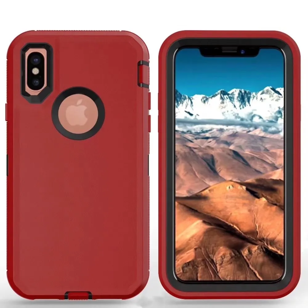 Capas de telefone resistentes para iPhone 15 14 13 12 Mini 11 Pro X XR Xs Max 6 6S 7 8 Plus ForSamsung S23 S22 S21 S20 Ultra S10e S10 S9 S8 S7 borda Nota 20 10 9 Clipe de cinto