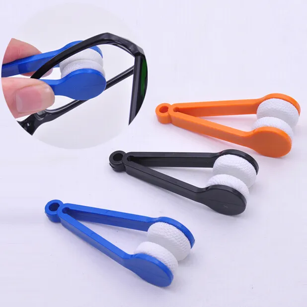 5 pcs mini lunettes de soleil lunettes de vue lunettes microfibre nettoyant  brosse douce outil de