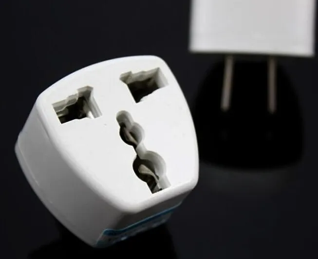 Wysoka jakość Ładowarka Travel Zasilanie elektryczne UK / AU / EU do amerykańskiego adaptera Złącza USA Universal Power Plug Adaptador Convertor Biały