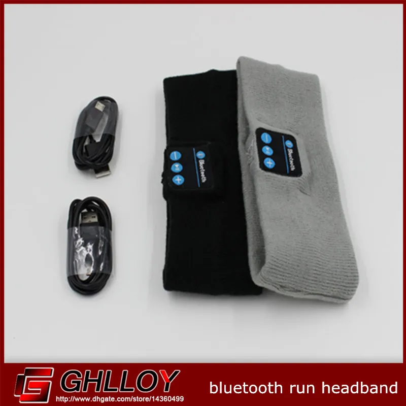 Stereo Bluetooth 3.0 fascia per dormire all'aperto Fascia per la testa sportiva, banda bluetooth vivavoce alla moda 2015 con altoparlanti per cuffie