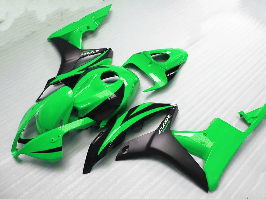 fairing kit for HONDA Injection molding CBR600RR 2007 2008 bodykits CBR 600RR F5 07 08 matte black green fairings KQ16