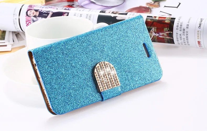 Portemonnee Pouch Fashion Luxe PU Lederen Telefoon Case voor Apple iPhone 5 5 S SE 6 6 S Plus I7 Plus Crystal Diamond Flip Rug Cover Tas