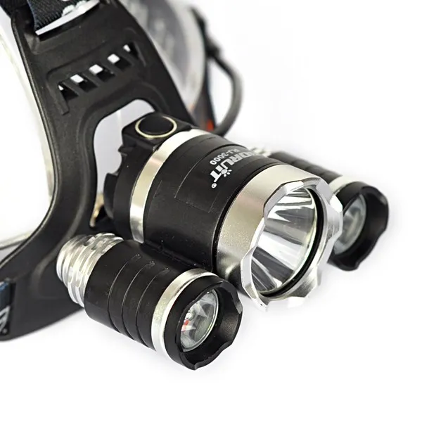 2016 New Arrival 3x T6 LED 5000Lm 3T6 Rechargeable Headlamp Head light + Battery + Charger + Car Charger+USB Cab3817792