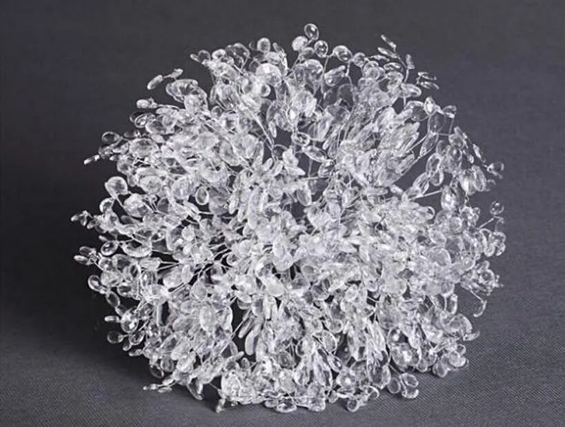 30cm Crystals Garland For Bouquets Wedding Brida Hair Venue Decoration New296F