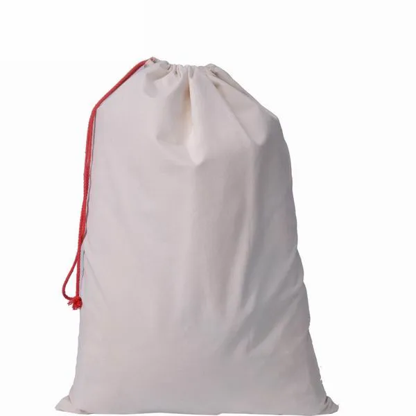 DHL New item drawstring Gift Bag Christmas Canvas Santa Sack