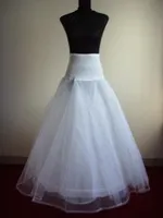 In Stock 2014 Hot Sale 1  Line Bone Petticoats For Wedding Dress Underskirt Accessories Slip With Lace Trim