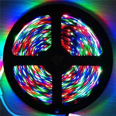 2015 High quality SMD 3528 300 leds 5M DC12V waterproof Flexible LED strip white red blue RGB LED Lights