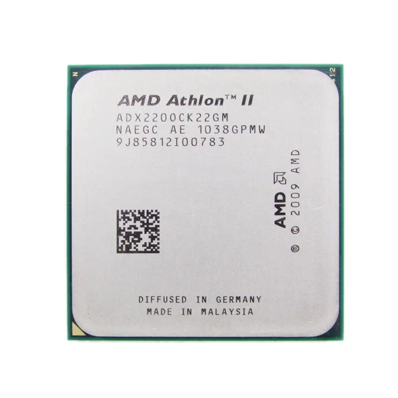 وحدة المعالجة المركزية AMD Athlon II X2220 وحدة المعالجة المركزية 2.8 جيجاهرتز مقبس AM2 + / AM3 938PIN ثنائي النواة 65 واط قطع متناثرة